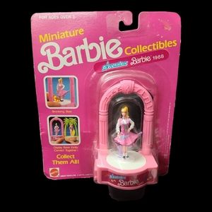 Vintage Miniature Barbie Collectibles "Sensations Barbie 1988"